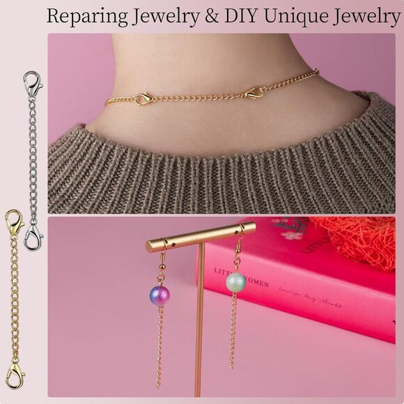 Jump Rings, 968pcs Jewelry Making Supplies, Jump Rings for Jewelry Making, Gold - Picture 8 of 8